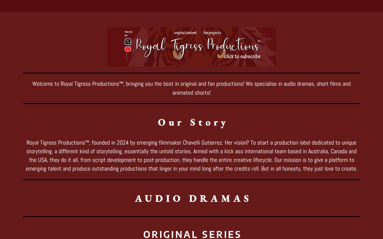 Royal Tigress Productions logo